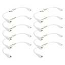 SinLoon 20pcs T5 T8 Male LED Lamp Connect Wire LED Integrated Tube Pigtails Cable Ceiling Lights Linkable Cords for Tube Lamp Holder Socket Fittings 15cm