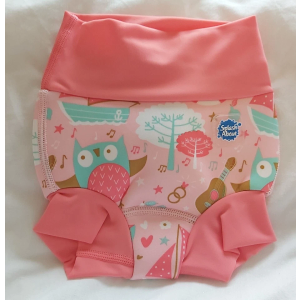 Splash About Happy Nappy Reusable Swim Diaper, Owl & The Pussycat, 0-3 Months