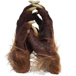 Skeleton Gloves Hairy Werewolf Hand Claws Gloves Halloween Wolf Werewolf Cat Paw Glove Costumes Gothic Devil Vampire Glove (US -9)