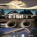BENLUN 24V COB LED Strip Lights Outdoor Waterproof 65.6FT, 4000K Natural White Dimmable IP67 CRI 93 LED Rope Light with Power Supply for Bedroom Living Room Garden Commercial House