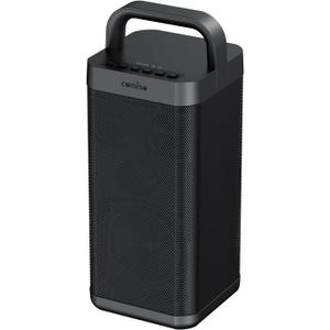 COMISO Portable Bluetooth Speaker with Deep Bass,150W Peak, IPX6 Waterproof Outdoor Speaker with 12H Playtime,Power Bank Function, Party Speaker with USB/AUX/Mic Inputs, Speakers for Home,Beach&Travel