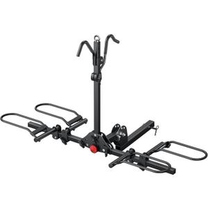 Young Bike Rack Hitch for Car - 200LB 2-Bike Rack Hitch Mount Platform Style Hitch Bike RackSmart Tilting & Easy Fold for Car SUV with 2 Inch ReceiverBike Carrier Fits Up to 5-inch Fat Tire