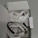 10ft/3m Power Cable and Adapter for myQ Smart Garage Door Video Keypad, Weatherproof Outdoor Flat Charging Cable Continuously Charging Your Video Keypad, Includes White Mounting Nails