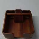 Natural Acacia Napkin Holder for Table, Napkin Dispenser, Decorative Beverage Napkin Holder for Kitchen, Home,Bar (Acacia) 