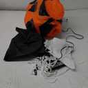 Garma 9.2 Ft Halloween Inflatables Outdoor Decorations, Long Inflatable Blow Ups Yard Decoration Pumpkin with Build-in LEDs, Gravestone and Witch Hat for Halloween Party Indoor, Lawn, Garden Decor