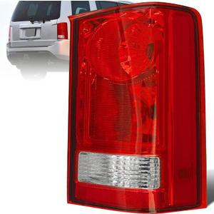 Tail Light Assembly Compatible with 2009 2010 2011 2012 2013 2014 2015 Honda Pilot Rear Taillight Brake Lamp w/Bulbs Replacement 33500SZAA02 HO2801174 (Right Passenger Side)