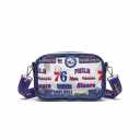 FOCO Philadelphia 76ers NBA Retro Print Clear Crossbody Bag
