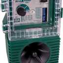 Bird-X BirdXPeller Pro Electronic Bird Preventer Version 2, Sonic Bird Decoy Device, Perfect for Crows, Blackbirds, Grackles, Cormorants, and Ravens, Covers up to 1 Acre, 3-5 kHz Frequency (Green)