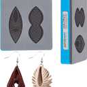SUPERDANT Fringe Hoop Earring Wooden Die Cutting Tassel Leather Cutting Dies Earrings Die Cut DIY Leather Craft Wood Machine Faux Dangle Drop for Women Girls Jewelry Gifts
