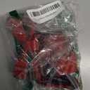 ADOGGYGO Christmas Dog Collar with Bow, Adjustable Cotton Red Green Plaid Bowtie Dog Christmas Collars for Small Medium Large Dogs Pets (Small, Christmas-2)