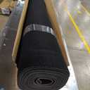 Marine Carpet,6 FT x 23 FT Black Indoor Outdoor Carpet 0.2" Thick Boat Carpet with Water-Proof TPE Backing, Non-Slide Outdoor Marine Carpet Roll for Home, Patio, Porch, Deck