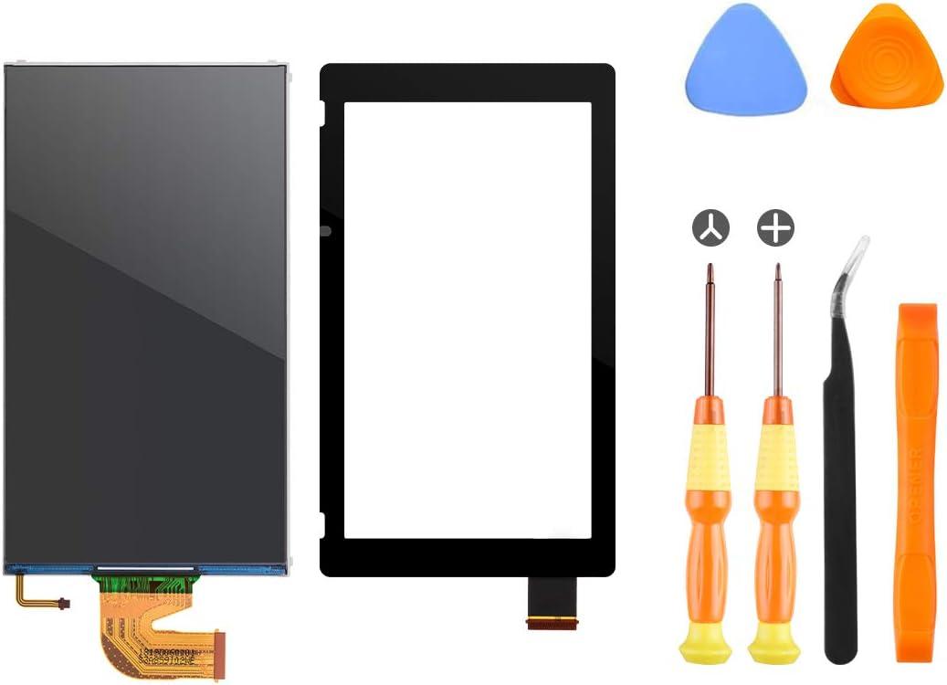 Replacement LCD Screen and Digitizer Touch Screen Set for Nintendo Switch 2017 HAC-001(Remove The 2 Sides Film Before Installation)(Not Included Adhesives)