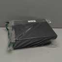 3 Pack Large Capacity Storage Bins Closet Organizer for Shelves, Fabric Closet Storage Baskets Boxes with Leather Handles for Organizing Clothes, Sheets, Jeans, Toys, Books (Black and Grey)