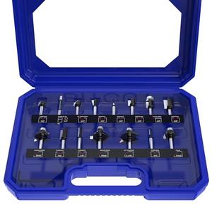 BITCUT Router Bits Set of 15 Pieces 1/2 Inch Router Bit Set Woodworking Tools for Beginners, Router Bits Sets Idea Gifts for Dad BITCUT Router Bits Set of 15 Pieces 1/2 Inch Router Bit Set Woodworking Tools for Beginners, Router Bits Sets Idea Gifts for Dad