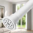 ALLZONE Heavy Duty Tension Curtain Rod for Window, 83-123 In., Secure Lock