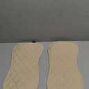 ENOGE Linen Car Seat Covers Front Seat Covers Breathable Cloth Fabric Car Seat Protector Universal Fit Most Automotive, Van, SUV, Trucks (Beige, 2 Front), (Only Headrest Covers)