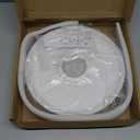 Smart Waterproof LED Flush Mount Ceiling Light Fixture,with Bluetooth Speaker,11 Inch,18 watt,Dimmable Music Lamp,RGB Color Changing Light with Remote Control,for Bathroom,Shower,Bedroom (White-Dimming Function+Bluetooth)