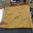 DEZENE Throw Pillow Covers 18x18 Golden Brown: Pack of 2 Cozy Soft Velvet Square Modern Luxury Decorative Throw Pillow Cases for Sofa Couch Living Room Bed Home Decor