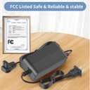 26V Charger for 21.6V Battery Pool Cleaner Compatible with Seauto Crab CR and Zyerch SAT30 Robotic Pool Cleaner Adapter Charger