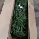 National Tree Company Pre-Lit Artificial Full Christmas Tree, Green, Dunhill Fir, White Lights, Includes Stand, 9 Feet