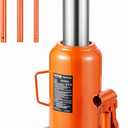VEVOR Hydraulic Bottle Jack, 50 Ton/110231 lbs Welded Bottle Jack with 11''-17.32'' Lifting Range & 3-Section Long Handle, for Car, Pickup, Truck, RV, Auto Repair, Industrial Engineering
