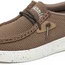 Ahannie Kids Boys Girls Loafers Slip On Casual Lightweight Walking Shoes(Toddler/ Little Kid/ Big Kid)(MD01-Brown-2)