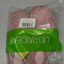 ULTRAIDEAS Women's Fuzzy Slip-on Slippers, Cozy Indoor House Shoes with Memory Foam, Pink, US 7-8