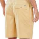 NORTHYARD Mens Casual Cotton Shorts 9 Inch Hybrid Golf Work Board Shorts with Zipper Pockets Quick Dry (Beige, M)