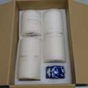 3 Pack 3x4, 6, 8 Hand Poured White Dripless Pillar Candles, Soy Candles, Non-Toxic, Unscented, Smokeless, for Power Outages & Emergency