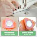 Magnetic Seam Guide for Sewing Machine, Polygonal Seam Guides, Graduated Universal Guides, Multifunctional Polygonal Seam Guides, Sewing Machine Magnetic Hemmer, Sewing Supplies & Accessories (Green)