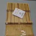 Utoplike in-Drawer Knife Block Bamboo Kitchen Knife Drawer Organizer, Handle Steak Knife Holder Without Knife, Fit for 12 Knives and 1 Sharpening Steel (Knives Not Included)