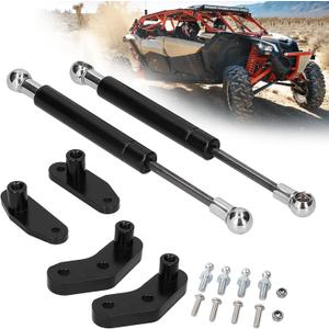 Door Opener Kits Door Shocks Struts Compatible with Can-Am Maverick X3 and X3 Max Front and Rear Doors 2017 2018 2019 2020 2021 2022 2023 2024 2025,Black