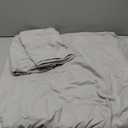 Nestl Grey Lavender Duvet Cover Queen Size - Soft Prewashed Queen Duvet Cover Set, 3 Piece, with Zipper Closure, 1 Duvet Cover 90x90 inches and 2 Pillow Shams - No Comforter