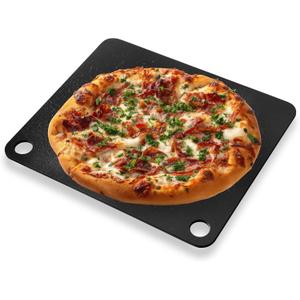 Baking Steel for Oven & Grill, Pizza Steel, 13x13 Pizza Baking Pan for Artisan Pizza, Multi-Purpose Baking Tool for Home Cooks & Pizza Lovers, Fast Heating(.25" Thick)