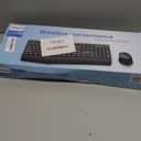 PHILIPS Wireless Keyboard and Mouse Combo-Ergonomic Keyboard and Mouse Wireless Combo,Plug n' Play,Sleep Mode and 2.4GHz Keyboard for Mac, Windows, Laptop-Black