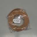 16.4Ft Floor Transition Strip Self Adhesive Vinyl Cover Floor Strip Flat Divider Transition Strip Wood Grain Design for Laminate Floor Gaps and Doorway Transitions (16.4Ft x 2 Inch, Light Brown)