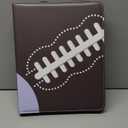 Card Binder 9 Pocket - Football Trading Card Binder Fits 990 Cards With 55 Removable Sleeves, Double Sided Pocket Zipper Card Binder for MTC, TCG, Game Cards, Sports Cards