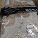 8x10 Washable Area Rug: Vintage Neutral Soft Non Slip Thin Large Floor Carpet for Living Room Bedroom Kitchen Dining Room Home Office Farmhouse Indoor - Beige Brown