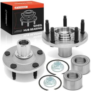 A-Premium Front Wheel Bearing and Wheel Hub Kit Compatible with Ford Escape, Mazda Tribute, Tribute, Mercury Mariner (2-Pc, Standard)