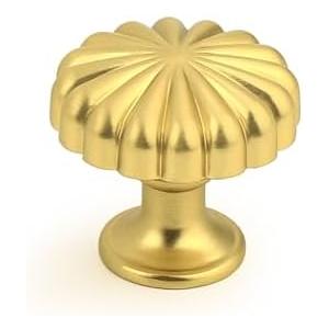 Probrico 10 Pack Gold Cabinet Knobs Vintage Drawer Knobs Zinc Alloy Cabinet Hardware for Kitchen Cupboard Dresser and Wardrobe