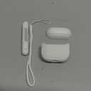 R-fun for Airpods 4 Case, Soft TPU (Leather-Like Design) Drop Protection Cover for Men and Women with Lanyard and Cleaner Kit, Compatible with Apple Latest Airpods 4th Gen(USB-C)(2024)-White