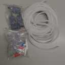 Aquarium Air Pump Accessories - Contains Airline Tubing, Control Valve, Air Stones, Connectors, Check Valves, Suction Cups