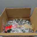 Gift Boutique 6 Christmas Wreath 9.5 with Red Velvet Bow Tinsel Wreaths Crafts for Door Kitchen Decor Pine Indoor Decorations Home Window Decoration Holiday Crafting