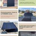 LVYUAN 400W Portable Solar Panel, 36V Foldable Blanket Solar Panel IP64 P-PERC, Upgraded 23% Efficiency for Solar Power Station Generator for Outdoor Camping Backpacking Hiking, 22 Pounds