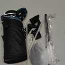 Insulated Water Bottle 32 oz, Triple Wall Vacuum Stainless Steel (Cold for 48 Hrs, Hot for 24Hrs), Leak Proof & Non-BPA, 32oz Hydro Water Flask with Paracord Handle & Straw Spout Lids (Indigo/Black)