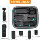 Carrying Case for DJI OSMO Pocket 3, Portable Hard Storage Protective Bag Full Protection for DJI Osmo Pocket 3 Accessories