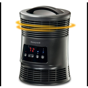 Honeywell HHF370B 360 Digital Surround Fan Forced Heater, Black