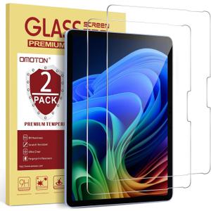 OMOTON Screen Protector for Microsoft Surface Pro 12 inch 2025, Tempered Glass/Case Friendly/Surface Pen Compatible, 1 Pack