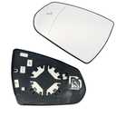 Left Driver Side Mirror Glass Heated With Blind Spot Without Auto Dimming Compatible with for 2010 2011 2012 2013 2014 2015 2016 CADILLAC SRX (Driver Blind Spot No-Anti-glare)
