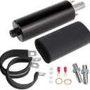 New GSL392-400-939 Electrical Universal High Pressure Fuel Pump with Installation Kit,Replacement for Walbro GSL392 255LPH Inline External Fuel Pump